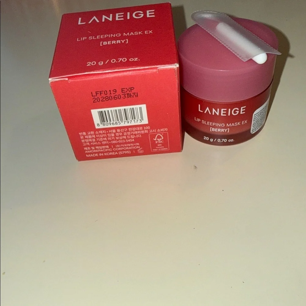 LANEIGE Lip Sleeping Mask EX - Berry Red Box